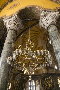 Istanbul Prints: Asia, Turkey, Istanbul. Hagia Sophia is a former Orthodox patriarchal basilica (church)