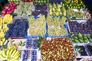 Istanbul Prints: Asia, Turkey, Istanbul, Princes Islands, street fruit market