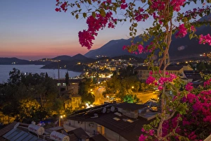 Images Dated 18th September 2014: Asia, Turkey, Kas. Sunset over Kas