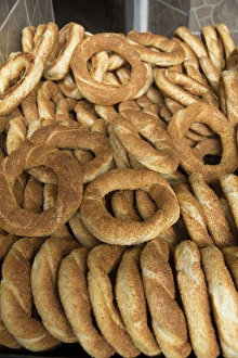 Safranbolu Prints: Asia, Turkey, Safranbolu. Simit bakery
