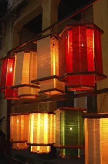 Images Dated 23rd January 2006: Asia, Vietnam. Fabric lanterns, Hoi An, Quang Nam Province