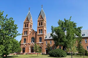 North Dakota Prints: Assumption Abbey in Richardton, North Dakota, USA