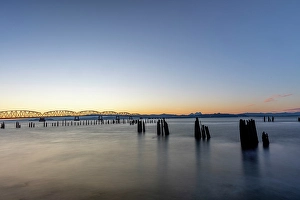 Astoria Prints: The Astoria Megler Bridge over the Columbia River in Washington State, USA