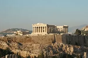 Athens. Panoramic view of the Acropolis. Parthenon. Attica. Central Greece