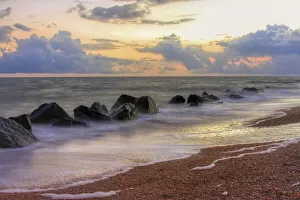 Images Dated 23rd June 2020: Atlantic Ocean Beach at Sunrise