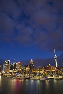 Sky Scraper Prints: Auckland, North Island, New Zealand