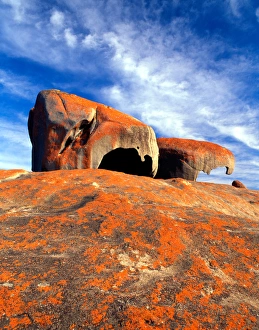 South Australia Prints: AUS-2b Remarkable Rocks, Flinders Chase Natl. Park, Kangaroo Island So. Australia