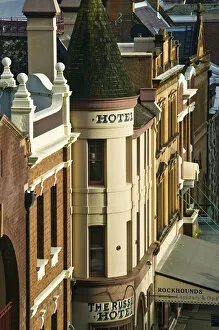 Images Dated 10th November 2007: AUSTRALIA, New South Wales (NSW), Sydney. Buildings along George Street in The Rocks historic area
