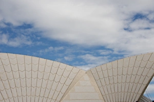 New South Wales Prints: Australia, NSW, Sydney. Sydney Opera House, roof detail