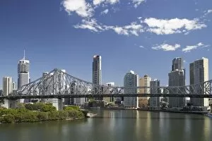 Images Dated 25th August 2008: Australia, Queensland, Brisbane, Story Bridge, Brisbane River