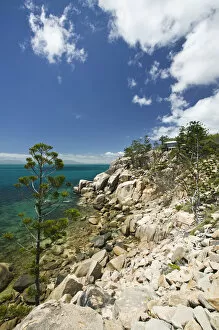 AUSTRALIA, Queensland, North Coast, Magnetic Island. Rocky Coast of Geoffrey Bay