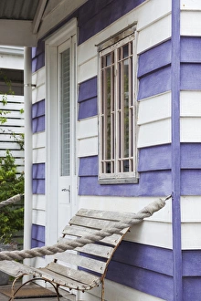 Images Dated 5th March 2014: Australia, South Australia, Fleurieu Peninsula, Middleton, striped beach huts