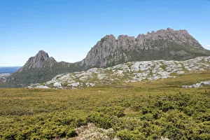 Images Dated 7th March 2018: Australia, Tasmania, Cradle Mountain Lake Sinclair National Park. Cradle Mountain
