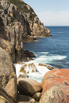 Lichen Prints: Australia, Tasmania, Maria Island. Haunted Bay