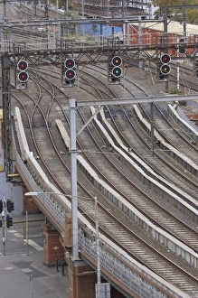 Melbourne Prints: Australia, Victoria, Melbourne, Railway Lines
