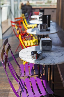 Melbourne Prints: Australia, Victoria, VIC, Melbourne, Fitzroy, Naked for Satan Bar, outdoor cafe