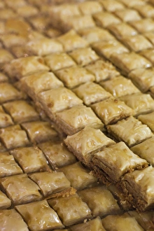Melbourne Prints: Australia, Victoria, VIC, Melbourne, Prahan, Prahan Market, baklava Middle Eastern pastry