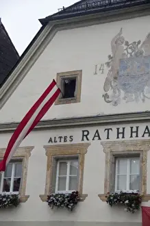 Images Dated 17th September 2009: Austria, Historic town of Grein, located between Melk and Linz along the Danube River