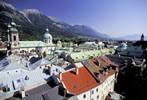 Innsbruck Prints: Austria, Innsbruck. Old town architecture