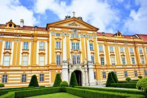 Golden Prints: Austria, Melk monastery, Church of the Abbey, Wachau Valley