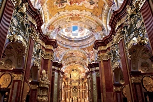 Images Dated 26th June 2005: Austria, Melk monastery, Church of the Abbey, Wachau Valley