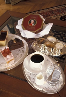 Coffee Prints: Austria, Salzburg. Coffee service