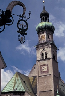 Parish Prints: Austria, Tyrol, Stadtpfarrkirche. Parish Church