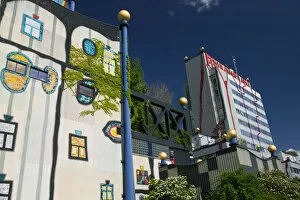 AUSTRIA-Vienna (Alsergrund): City Waste Incinerator / designed by F.Hundertwasser