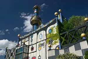 AUSTRIA-Vienna (Alsergrund): City Waste Incinerator / designed by F. Hundertwasser