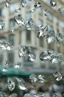 AUSTRIA-Vienna: Artificial Diamonds in Storefront Karntner Strasse