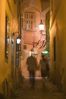 Pedestrian Prints: AUSTRIA-Vienna: Fleischmarkt: Griechengasse Visitors (NR)
