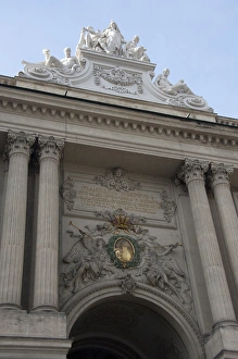 Austria, Vienna. Hofburg Palace, winter residence of the royal Hapsburgs