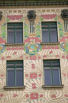 Images Dated 5th May 2004: AUSTRIA-Vienna: Majolikahaus- Jugendstil Buildingb. 1899 by Otto Wagner