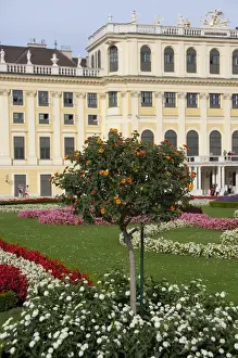 Austria, Vienna. Maria Theresas Baroque / Rococo Schonbrunn Palace (aka Schlob Schonbrunn)