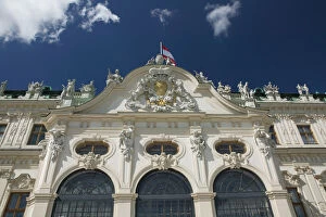 AUSTRIA-Vienna : Oberes Belvedere Palace Southern Facade