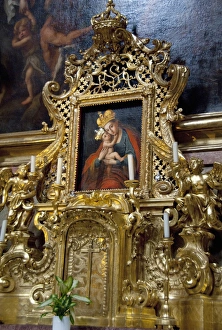 Images Dated 16th September 2009: Austria, Vienna. St. Peters Church, 18th century Baroque. Daily mass has been