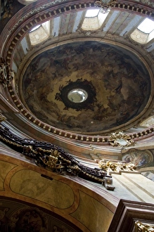 Images Dated 16th September 2009: Austria, Vienna. St. Peters Church, 18th century Baroque. Daily mass has been