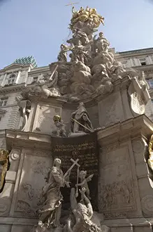 Images Dated 16th September 2009: Austria, Vienna. Trinity Column (aka Plague Column), monument to victims of the Black