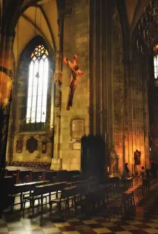 Crucifix Prints: Austria, Vienna. Vienna is home to revered churches like St. Stephen s