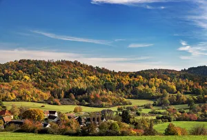 Autumn color near the town of Tetlin in the Czech Republic