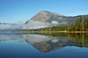 Autumn foliage, Lake Wenatchee, Washington State, USA