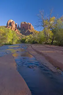 AZ, Arizona, Sedona, Crescent Moon Recreation Area, Red Rock Crossing, Oak Creek