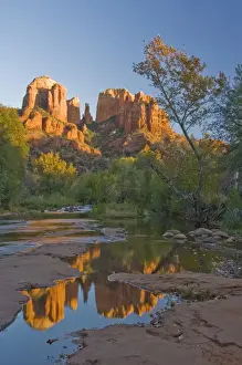 AZ, Arizona, Sedona, Crescent Moon Recreation Area, Red Rock Crossing; Oak Creek