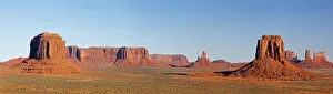 Merrick Butte Prints: AZ, Monument Valley, Merrick Butte, Sentinel Mesa, East Mitten Butte, and Castle