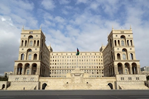 Baku Prints: Azerbaijan, Baku. The Baku Government House