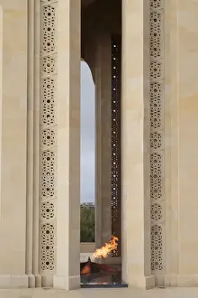 Azerbaijan, Baku. The Eternal Flame memorial in Dagustu park