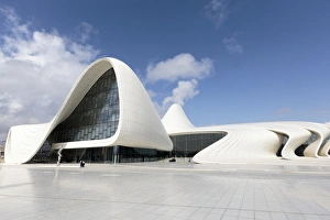Azerbaijan, Baku. The Heydar Aliyev Center in Baku