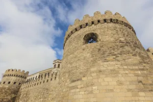 Architecture Prints: Azerbaijan, Baku. Old city wall