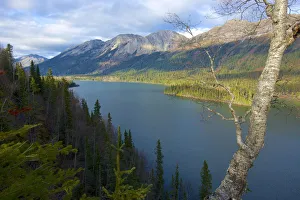 Highway Prints: Azouzetta Lake and the Murray Range in Pine Pass on Highway 97, the Hart Highway