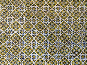 Images Dated 4th April 2016: Azulejo in the Convent of Christ, Convento de Cristo, in Tomar